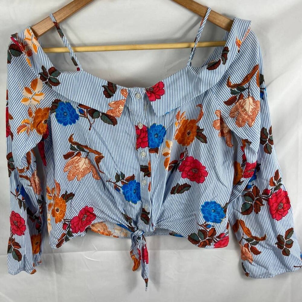 One clothing Floral off shoulder top S